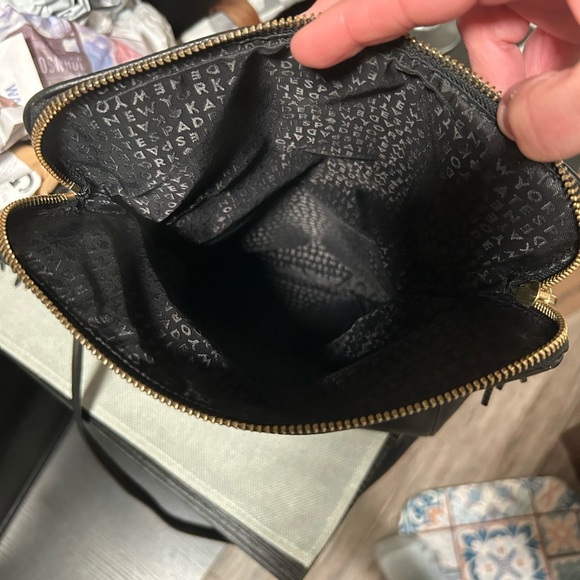 kate spade Chester Street Miri Black Pebbled Leather Shoulder Bag with Tassel - Picture 12 of 16